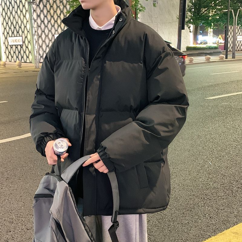 Klassisk vinter ny ungdom för män fritid multifunktionell, förtjockad, varm bomullsvadderad kappa, modemärkesbröd_voghion.com