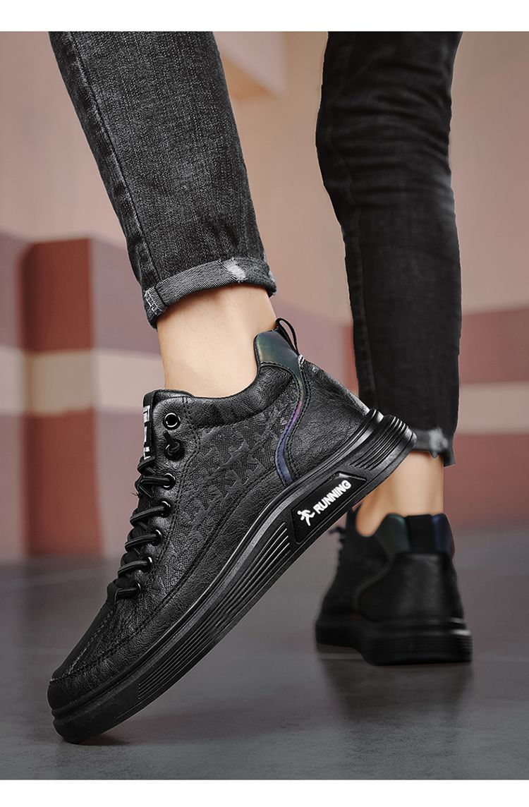 Winterschuhe zur Körpergröße für Herren mit einer Körpergröße von 10 cm und einer Körpergröße von 8 cm und 6 cm. High-Top-Casual-Board_voghion.com