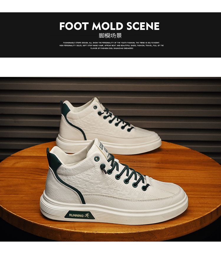 Winterschuhe zur Körpergröße für Herren mit einer Körpergröße von 10 cm und einer Körpergröße von 8 cm und 6 cm. High-Top-Casual-Board_voghion.com