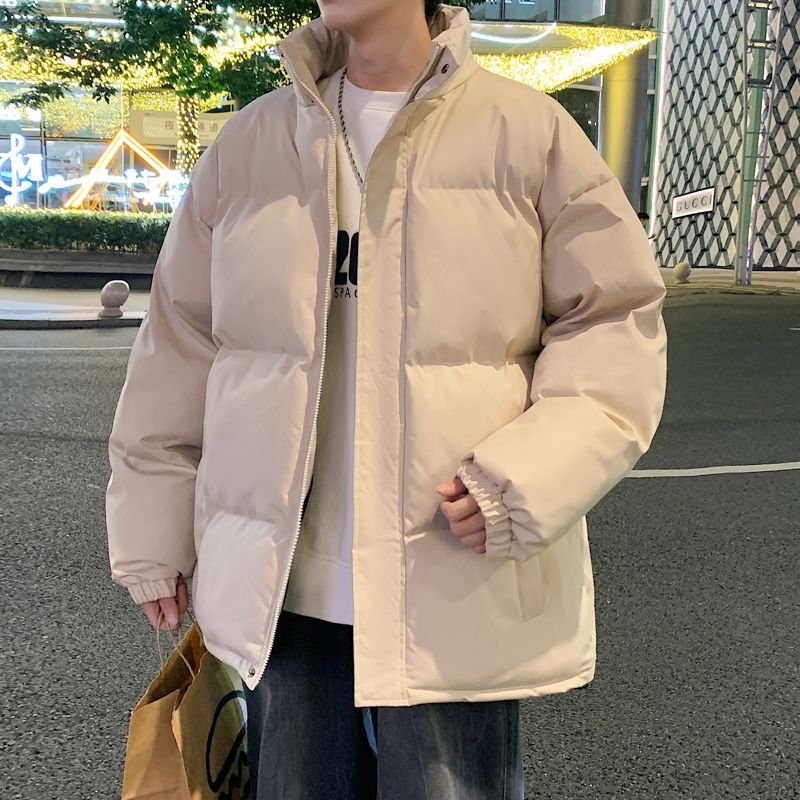Klassisk vinter ny ungdom för män fritid multifunktionell, förtjockad, varm bomullsvadderad kappa, modemärkesbröd_voghion.com