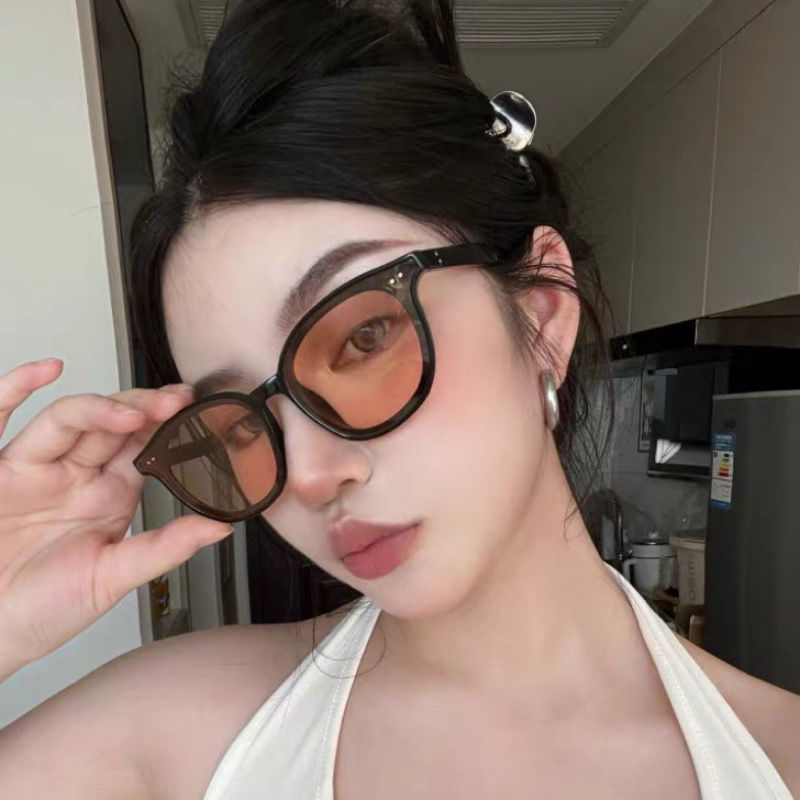 復古高級感小框茶色墨鏡女網紅街拍ins顯瘦素顏太陽鏡防紫外線潮