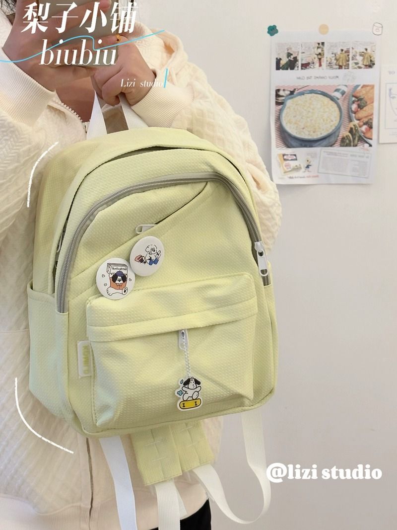 日系迷你小包包女韓版簡約百搭mini雙肩包可愛少女學生休閒小背包