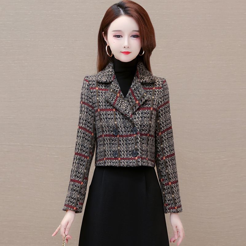 2023春秋款新款時尚氣質小外套短款小香風修身洋氣氣質時尚外套女