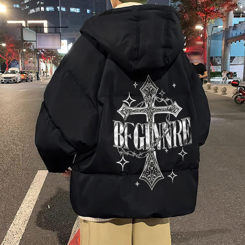 棉服棉襖子男士秋冬款加厚保暖男生新款麵包服情侶棉衣外套潮上衣