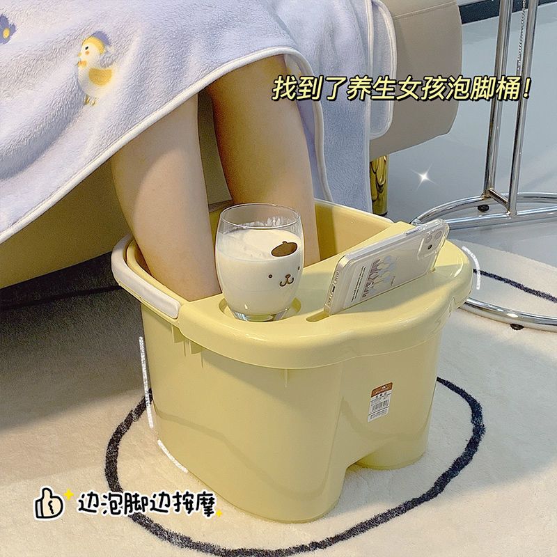 泡脚盆泡脚桶家用塑料按摩洗脚神器过小腿养生桶足浴桶保温洗脚桶