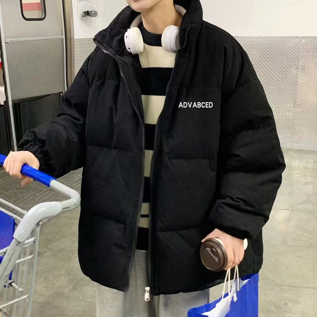 新款美式大碼棉服男女同款冬季外套痞帥高級感棉衣襖高街潮牌潮流