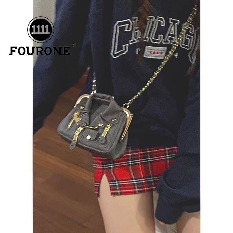 小眾設計包包女新款韓國時尚夾口衣服包百搭鏈條斜挎包包