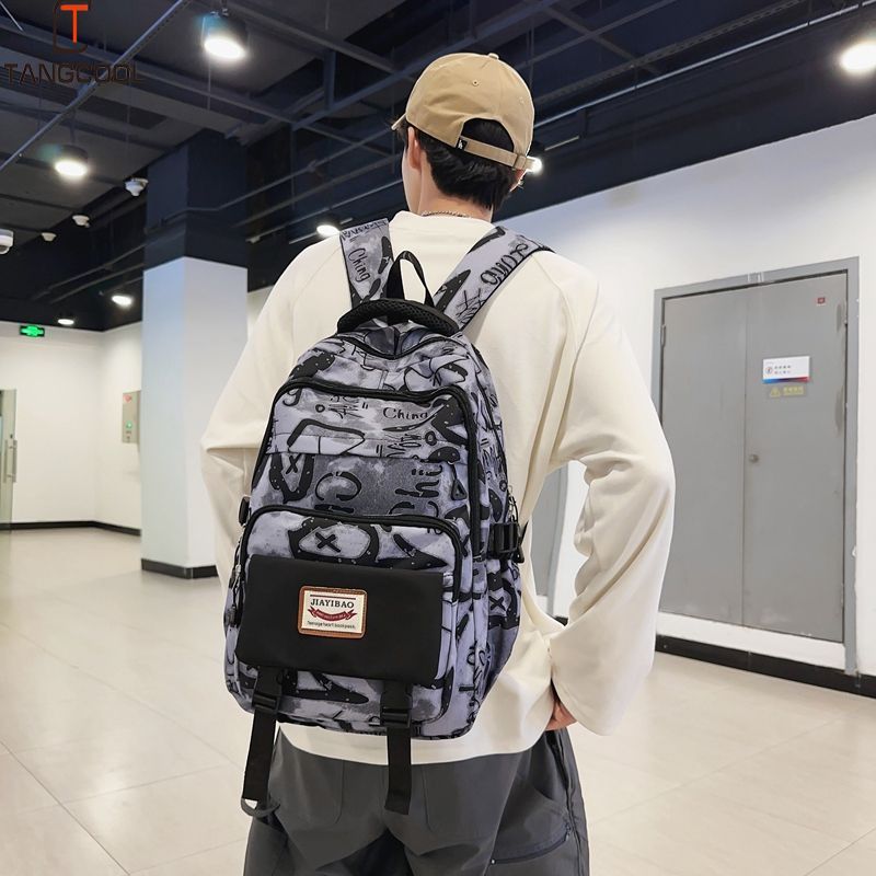 /Korean college students’ middle and high school schoolbags, casual backpacks, simple large-capacity backpacks