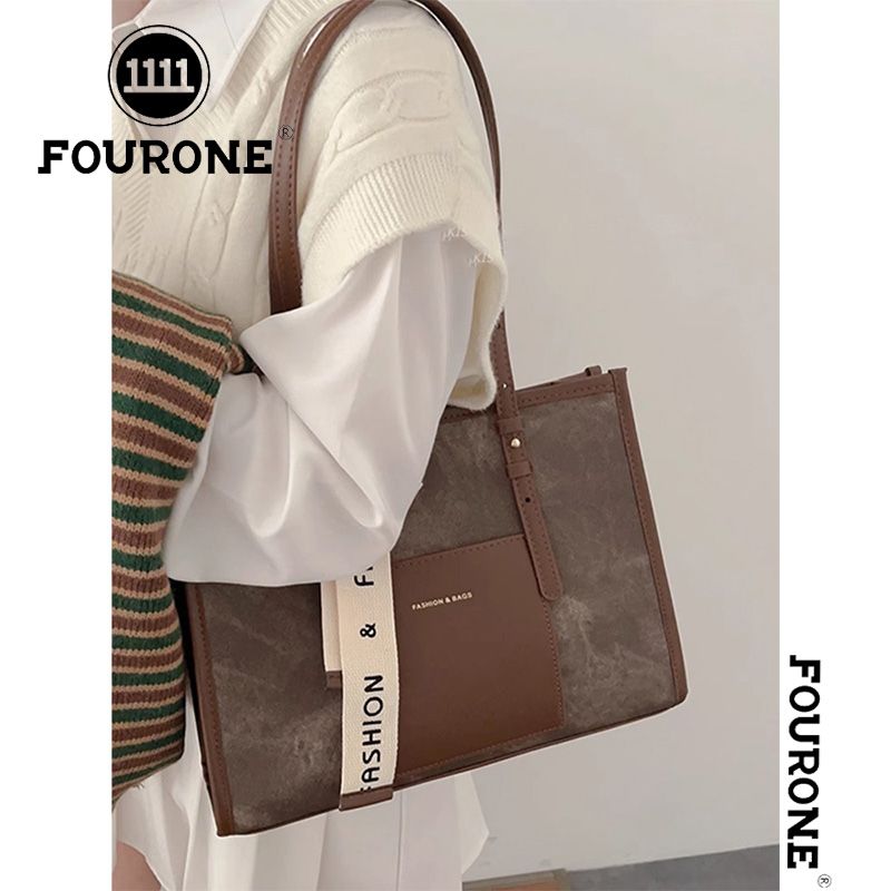 Student class armpit bag women's new retro commuter tote bag casual large capacity shoulder bag