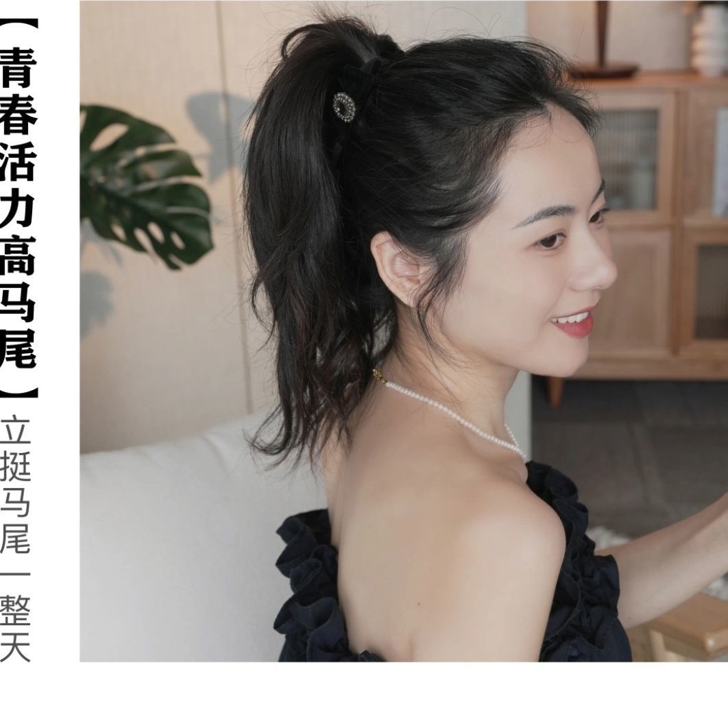 簡約低馬尾抓夾後腦勺盤發抓丸子頭髮卡夾子高顏值扎頭髮韓版髮夾
