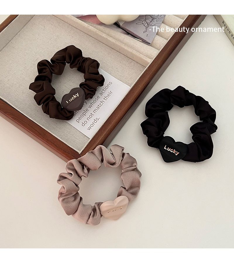 Sophisticated Letter Hair Loop For Ponytail Plate Hair Accessories_voghion.com