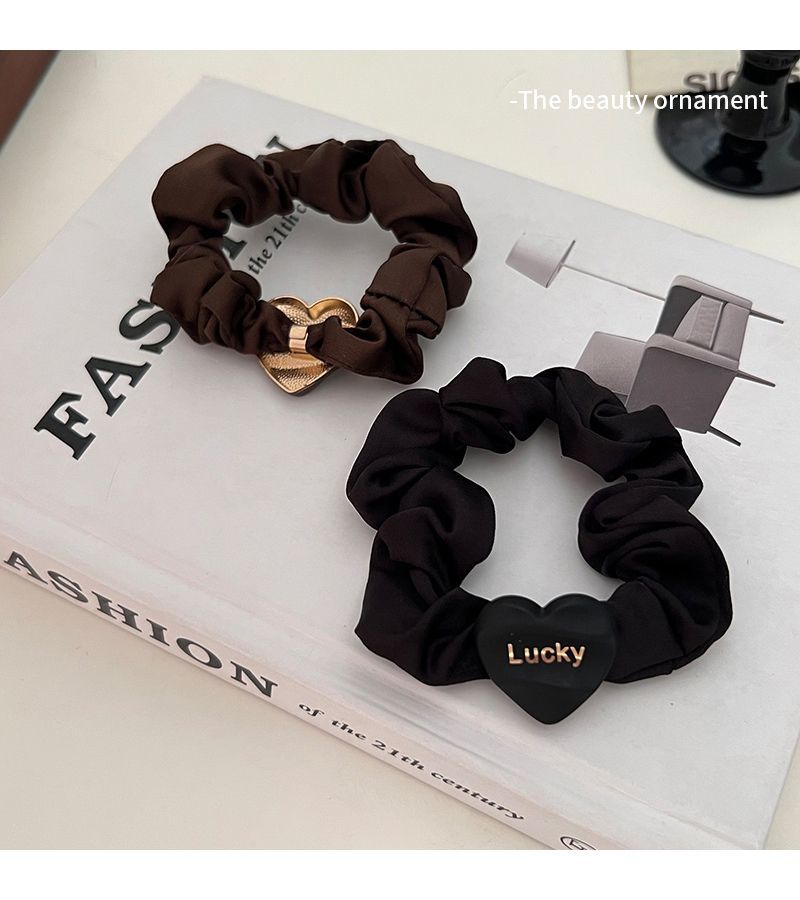 Sophisticated Letter Hair Loop For Ponytail Plate Hair Accessories_voghion.com