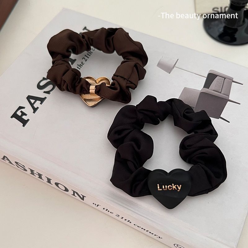 Einfache und anspruchsvolle Buchstaben-Haarschleife, Damen mit Pferdeschwanz-Plattenhaar, Abdeckung, Stirnband, Haarschmuck, Frauen_voghion.com