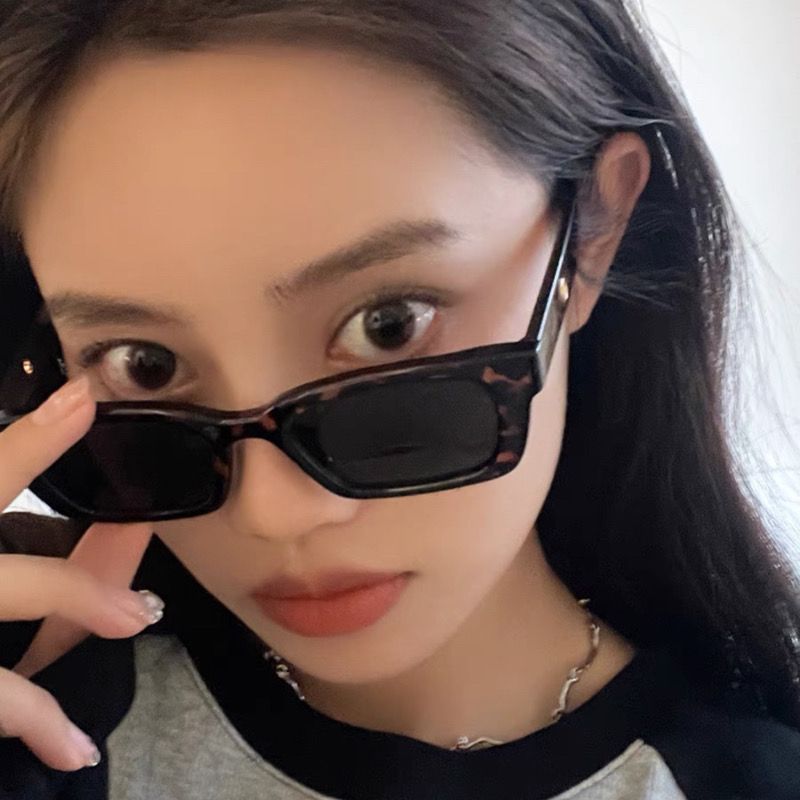 歐美復古長方形蹦迪墨鏡潮女網紅街拍ins太陽鏡韓版個性嘻哈眼鏡