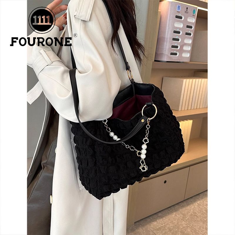 This year's popular bags for women new fashion rhombus shoulder armpit bag casual nylon cloth crossbody bag