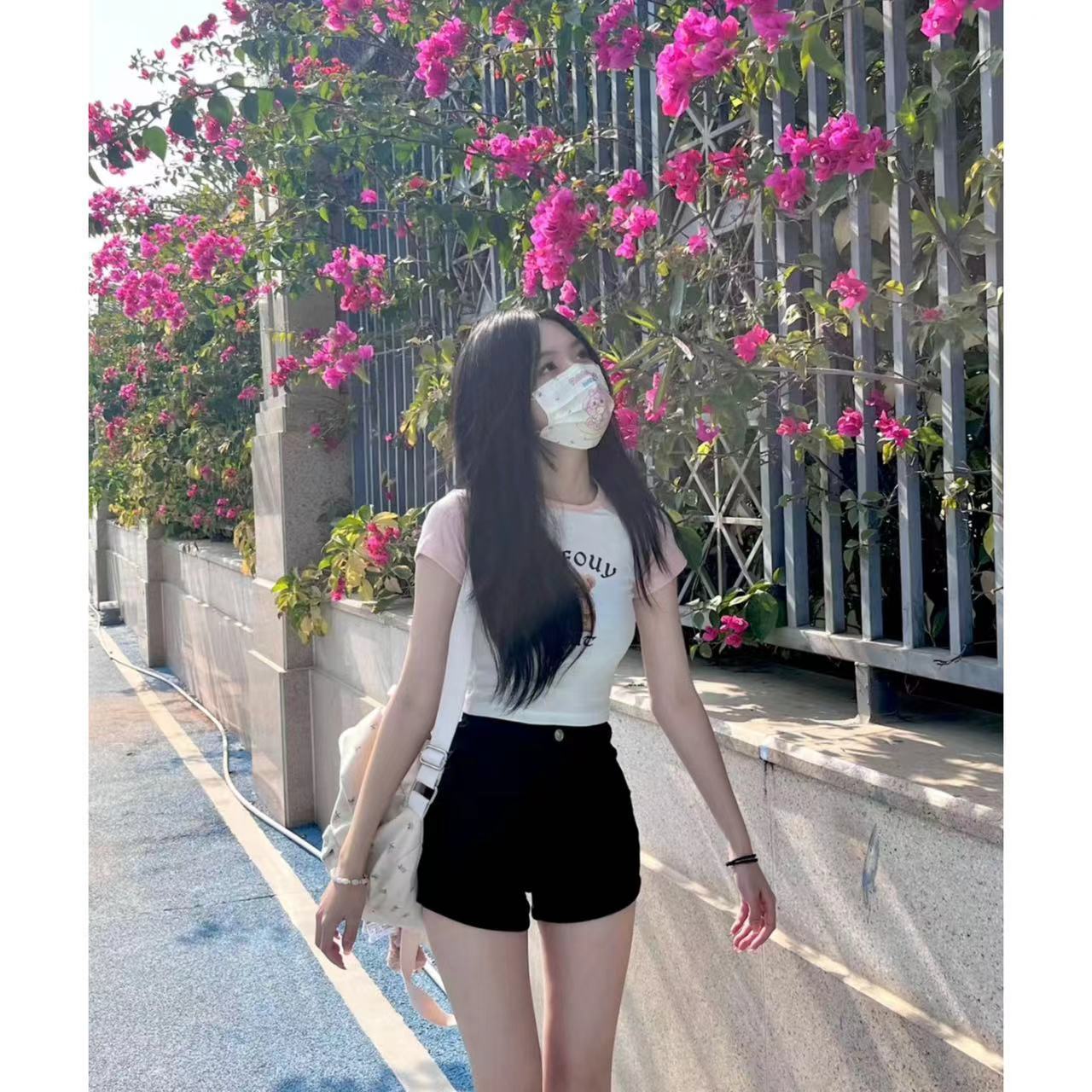 黑色牛仔短褲女水洗彈力韓版熱褲顯瘦包臀a字百搭簡約辣妹潮流ins
