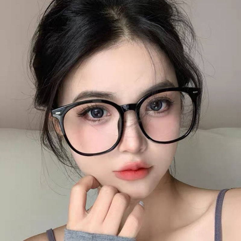 素顏眼鏡近視度數可配藍光韓版潮黑框ins眼鏡框平光鏡神器