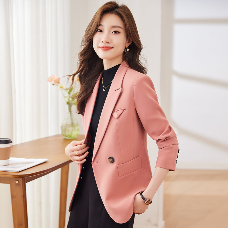 Casual suit jacket for women autumn 2023 new spring and autumn fashion high-end women's small suit top winter