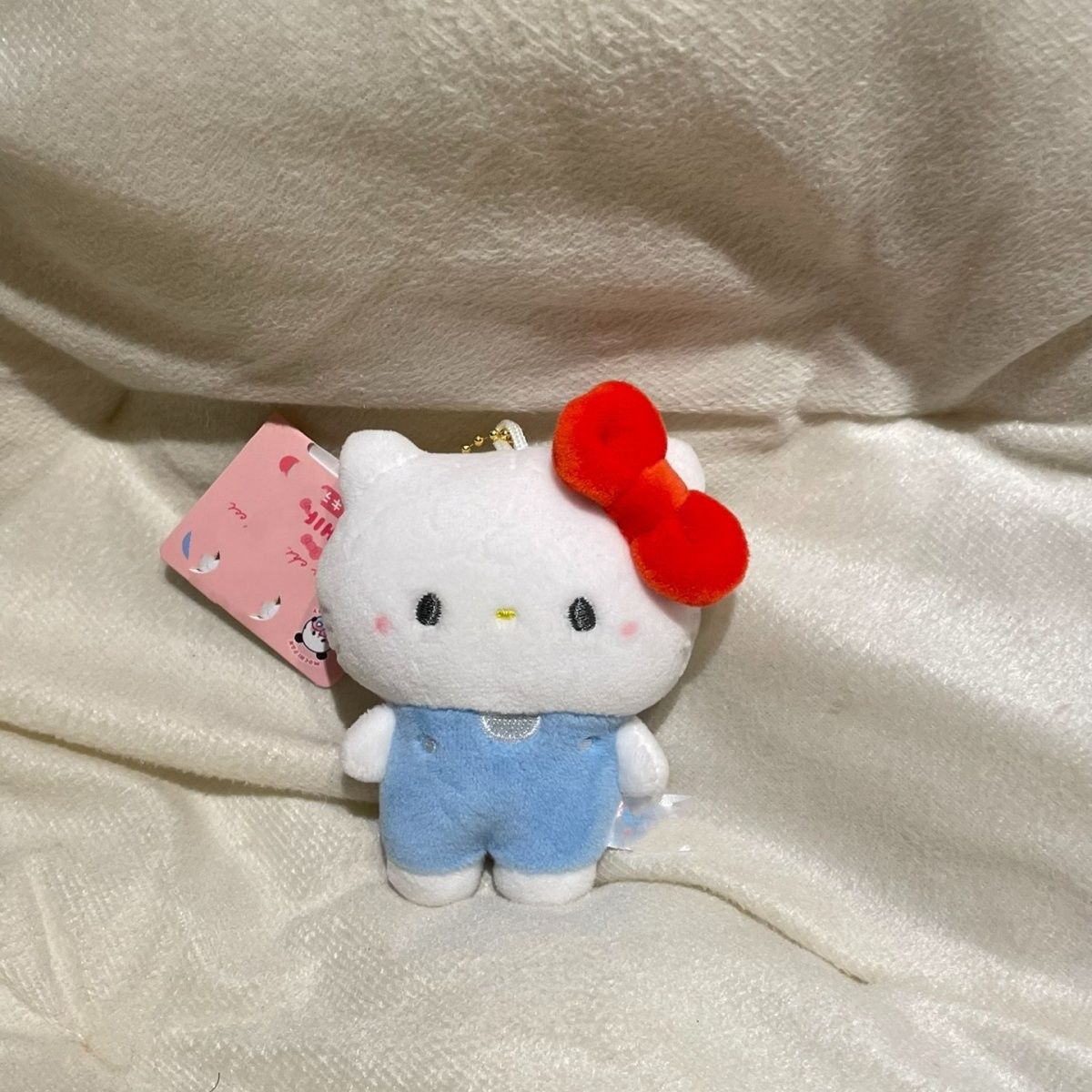 麻薯呆呆豆豆眼hellokitty公仔kt毛絨玩具凱蒂貓玩偶書包背包掛飾