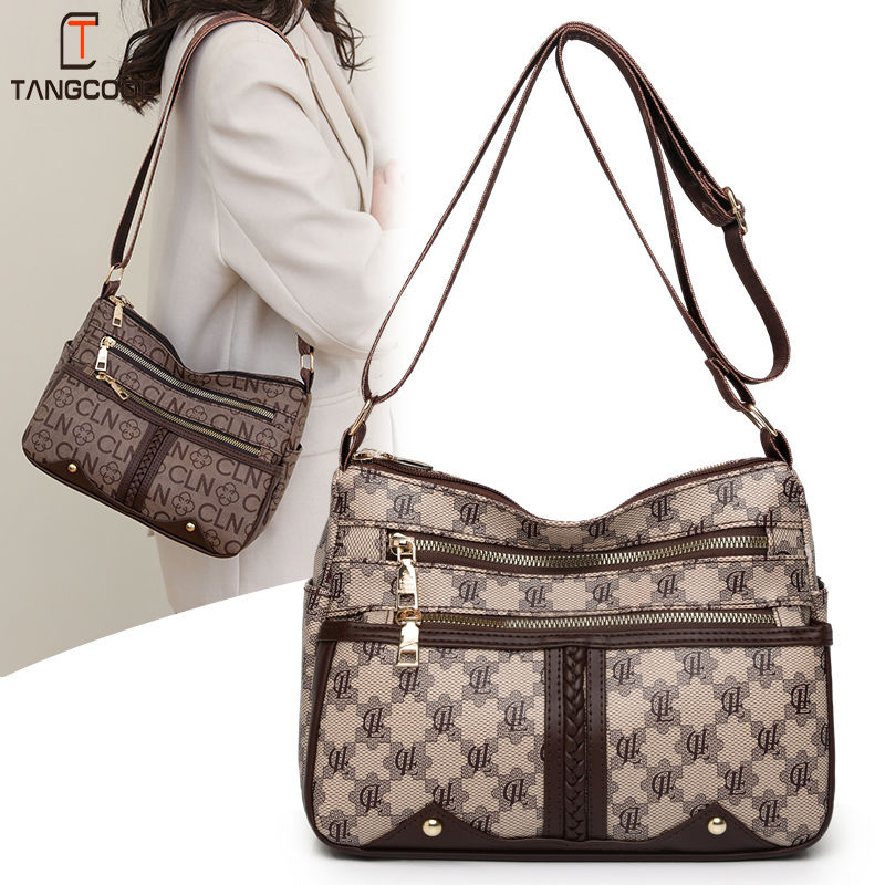 /Bags Women's 2023 Autumn and Winter Fashion Shoulder Bag Women's Large Capacity Crossbody Bag Printed Atmosphere