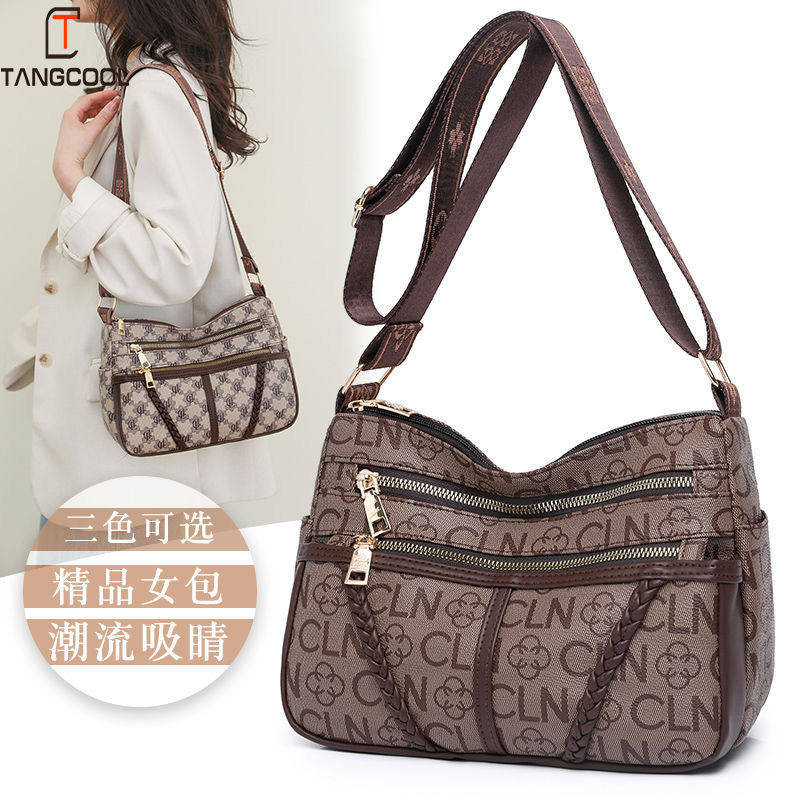 /Autumn and winter cross-body bag, simple and elegant, wear-resistant women's bag, large capacity fashion crossbody bag