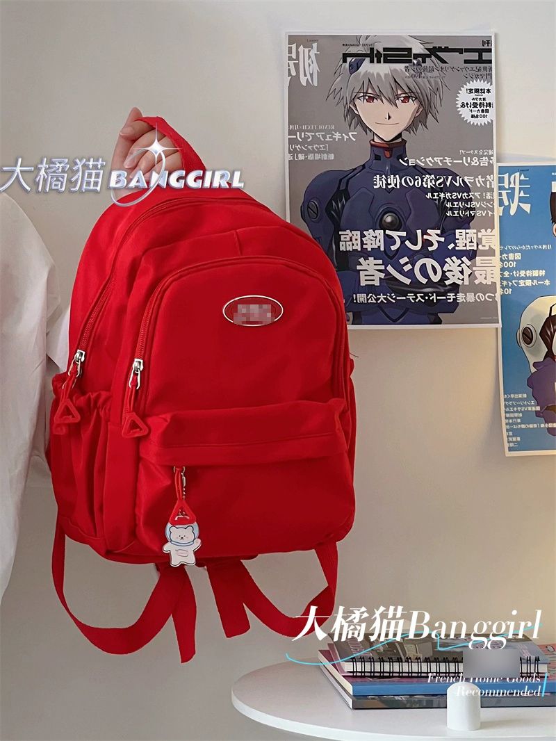 日系ins風軟妹可愛少女mini雙肩包大學生輕便媽咪包背包小書包女