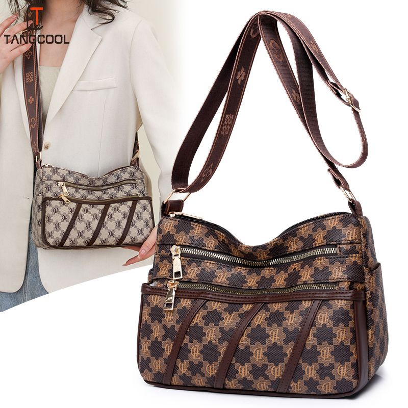 /2023 Autumn and Winter Printed Shoulder Backpack Women’s Handbag Fashion Mobile Phone Coin Purse