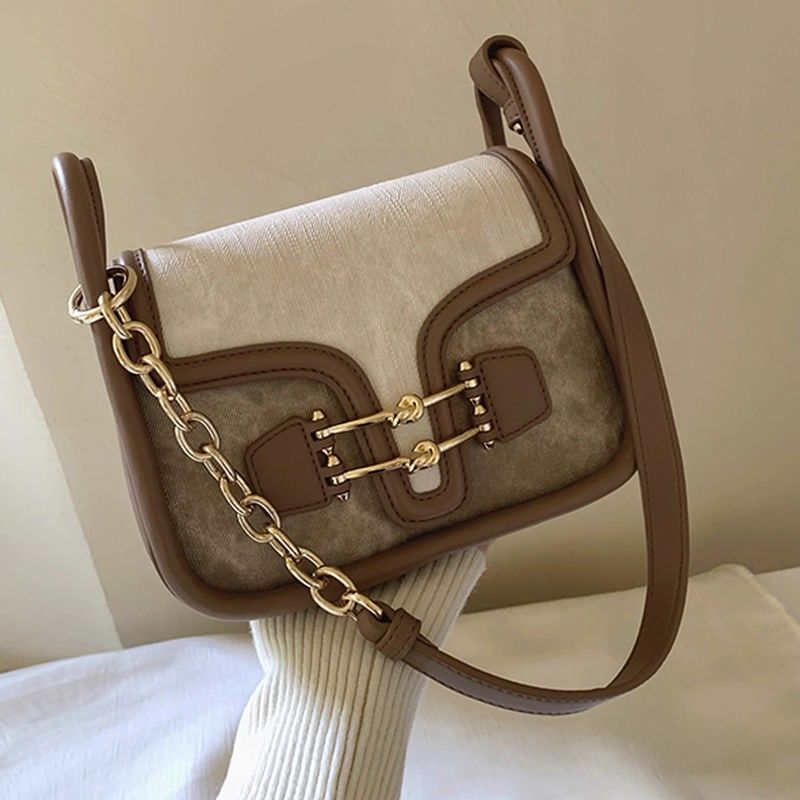 Pittsburgh Saddle Bag Women's 2024 New Retro Niche Designer Shoulder Crossbody Bag