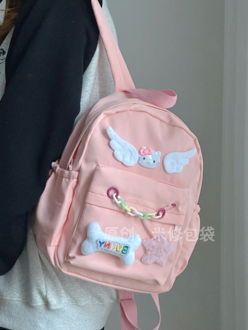 閨蜜書包學院風小背包個性創意翅膀可愛鏈條韓版ins風少女雙肩包