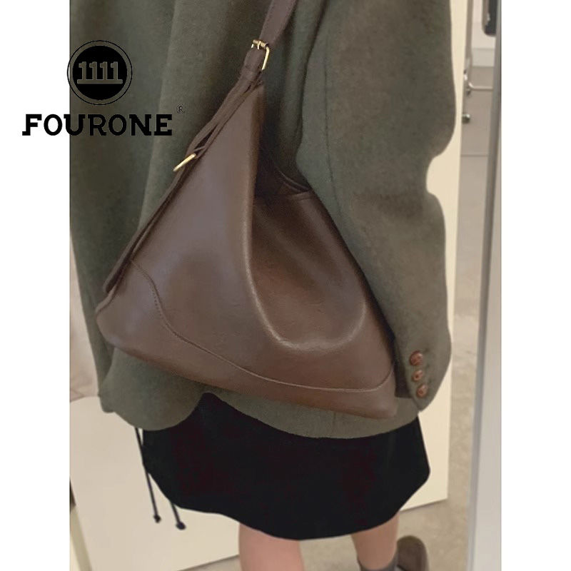 Tote bag women's new fashion Korean bucket bag versatile large capacity single shoulder crossbody bag armpit bag