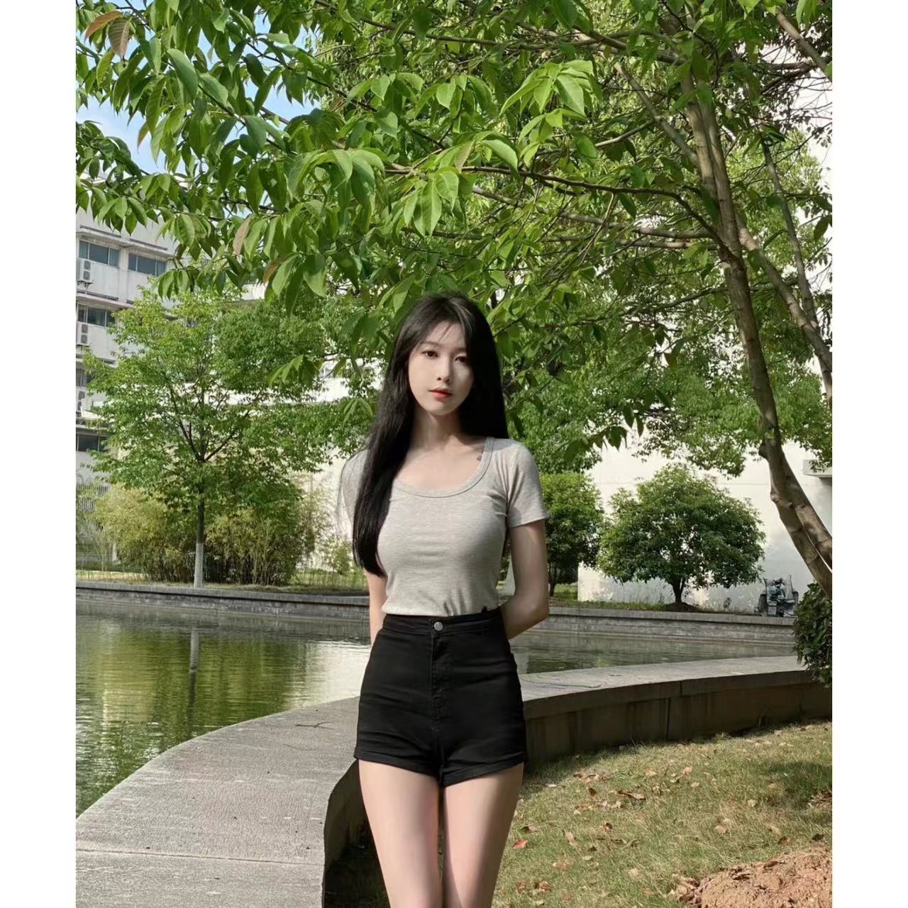 美式韓版牛仔短褲女水洗彈力熱褲包臀顯腿長百搭修身跳舞a字潮流