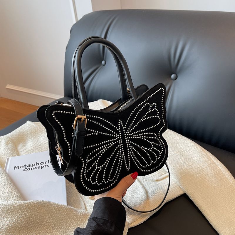 High-end Stylish Niche Diamond-embellished 2025 Autumn And Winter New Women's Versatile Crossbody Bag, Fashionable_voghion.com