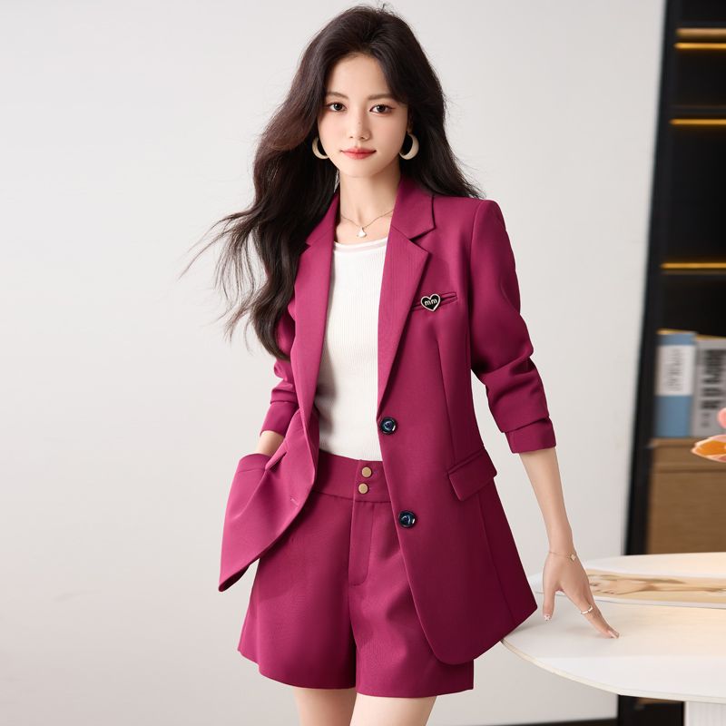 高級感西裝外套女春秋2023新款高端職業裝氣質女神范職場西服套裝
