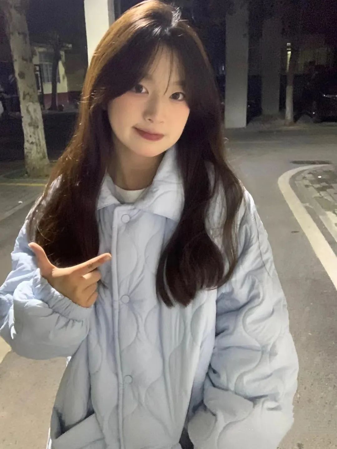 奶fufu菱形格棉服女冬季新款夾棉加厚韓版寬鬆ins棉襖外套學生潮