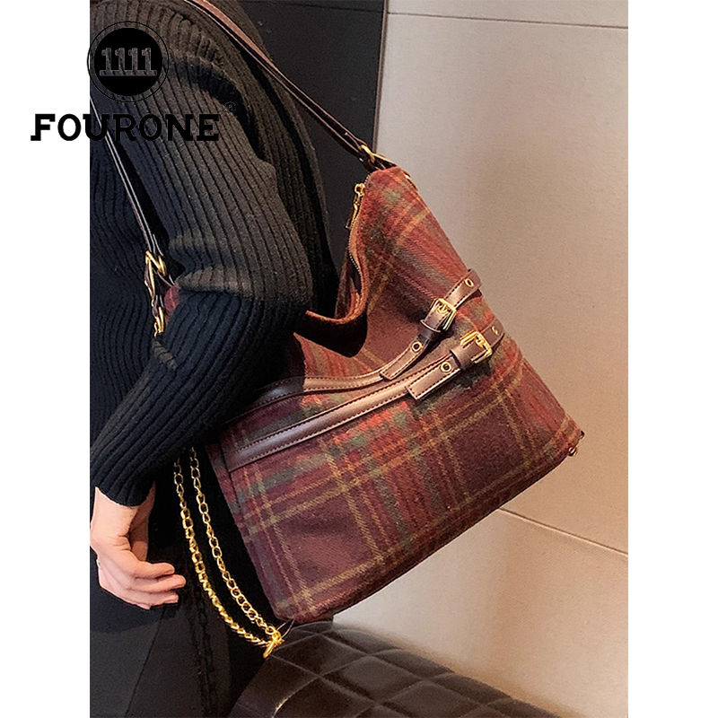 Large-capacity bag women's new fashion versatile shoulder bag high-quality texture commuter portable tote bag