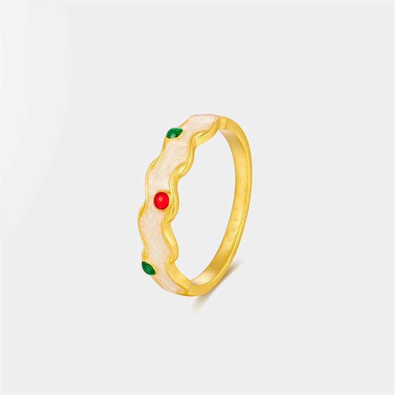 S925 Silber Emaille Ring Designer Chinese Style Luxus Ring_voghion.com