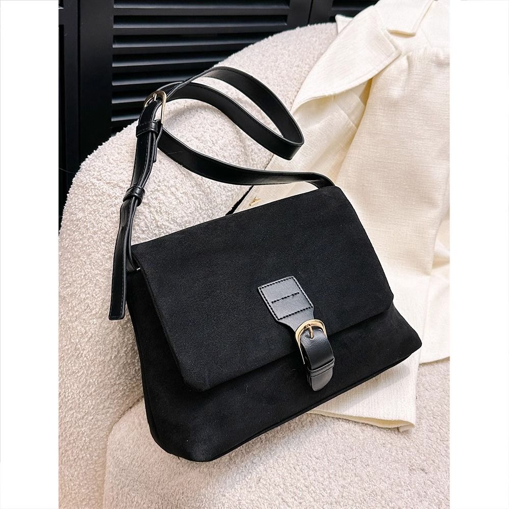 FOUR ONE Nicchia Pelle Scamosciata Donna Nuova Moda Grande Capacità Spalla Crossbody Tote Bag_voghion.com