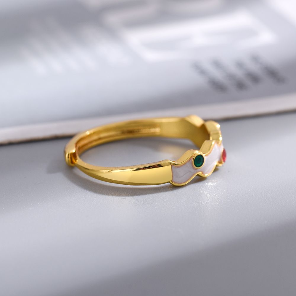 S925 Silber Emaille Ring Designer Chinese Style Luxus Ring_voghion.com
