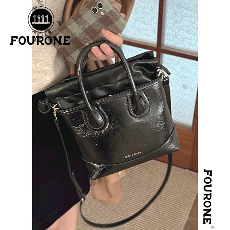 Korean niche design handbag women's new fashion bucket bag high-end versatile crossbody bag