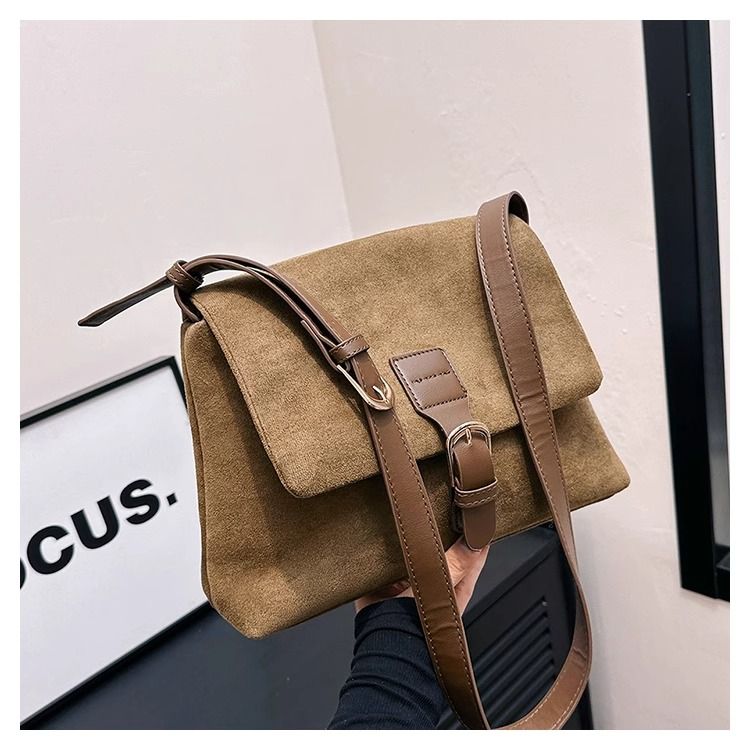 FOUR ONE Nicchia Pelle Scamosciata Donna Nuova Moda Grande Capacità Spalla Crossbody Tote Bag_voghion.com