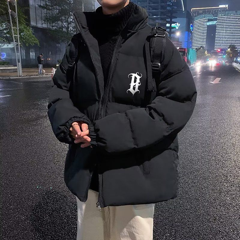 棉衣外套男士秋冬季款潮牌潮流寬鬆休閒加厚棉服男生麵包棉襖情侶