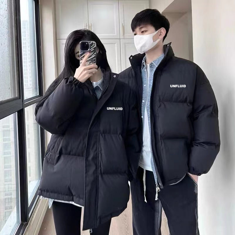防風防水棉衣秋冬季外套潮牌加厚情侶棉襖寬鬆休閒立領麵包棉服潮