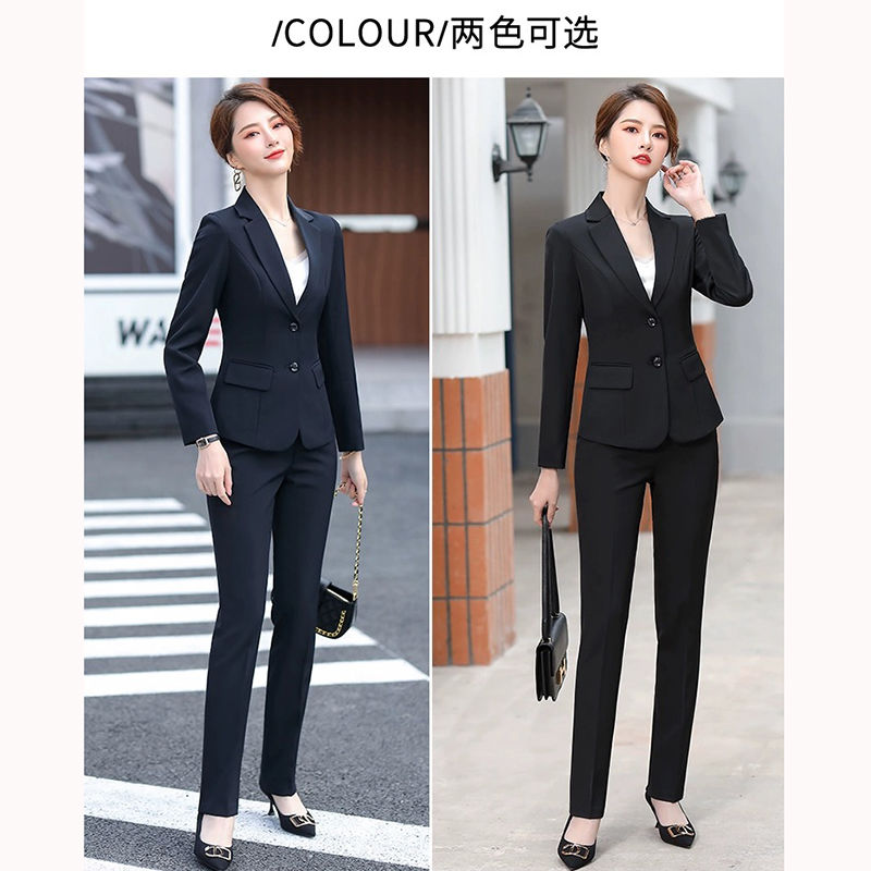 High-end professional suit suit for women  autumn new temperament commuter suit trendy interview formal work clothes