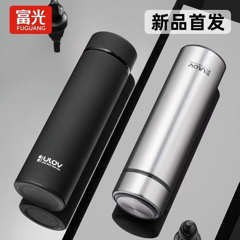 富光高档保温杯男女士便携车载316不锈钢水杯泡茶杯子大容量500ml 图 3