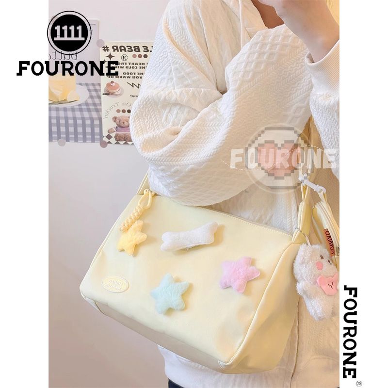 Japanese ins new star crossbody bag women's casual large capacity student commuting to class shoulder bag