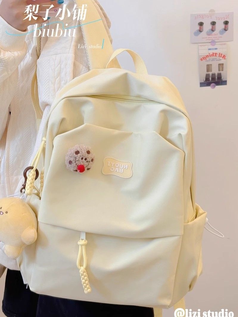 日系原宿ins小眾雙肩包少女大容量背包女初中生高中學生書包潮