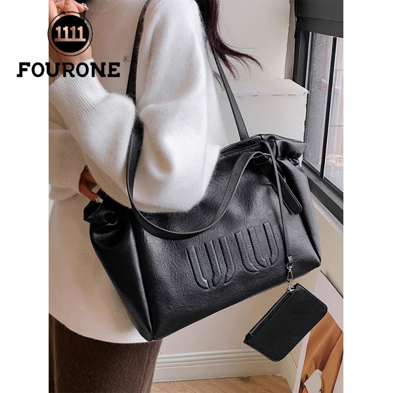 Large-capacity bag women's new Korean style fashion shoulder underarm bag casual all-match portable tote bag