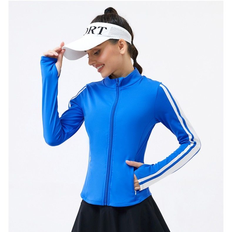范斯蒂克 健身衣女新款跑步速干服运动外套学生跑步训练显瘦透气