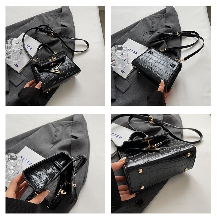 Borsa da donna dal design di lusso scozzese nuova moda retrò all-in-one con catena a tracolla sotto le ascelle_voghion.com