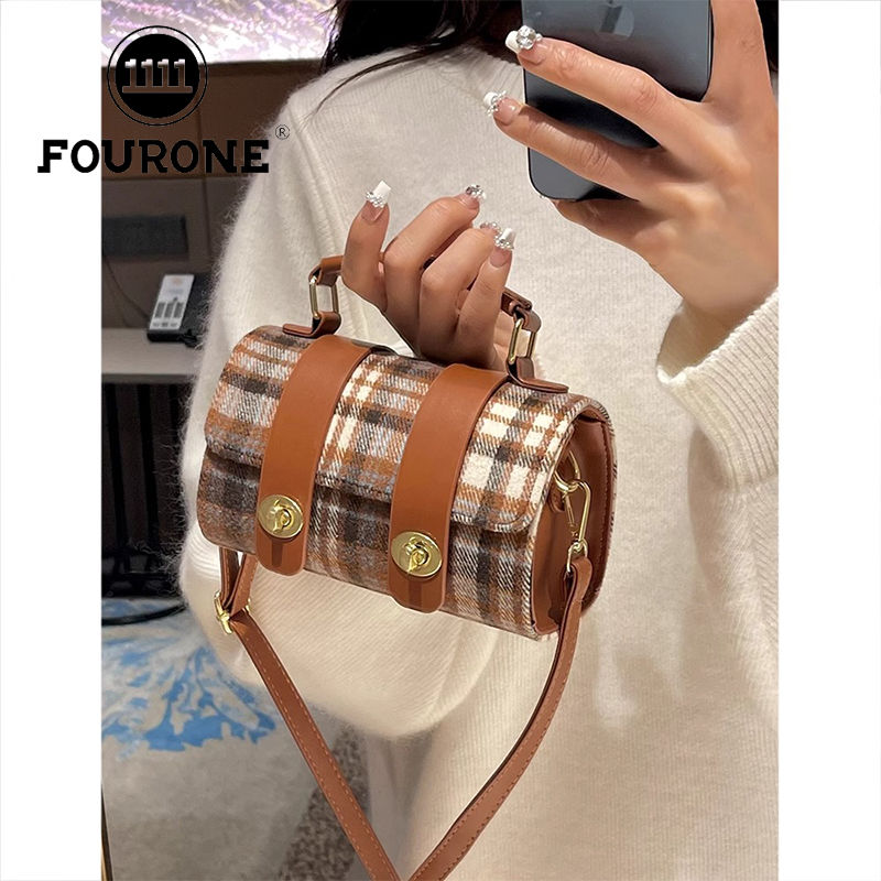 This year's popular bags for women new fashion portable shoulder bag niche versatile crossbody Boston bag